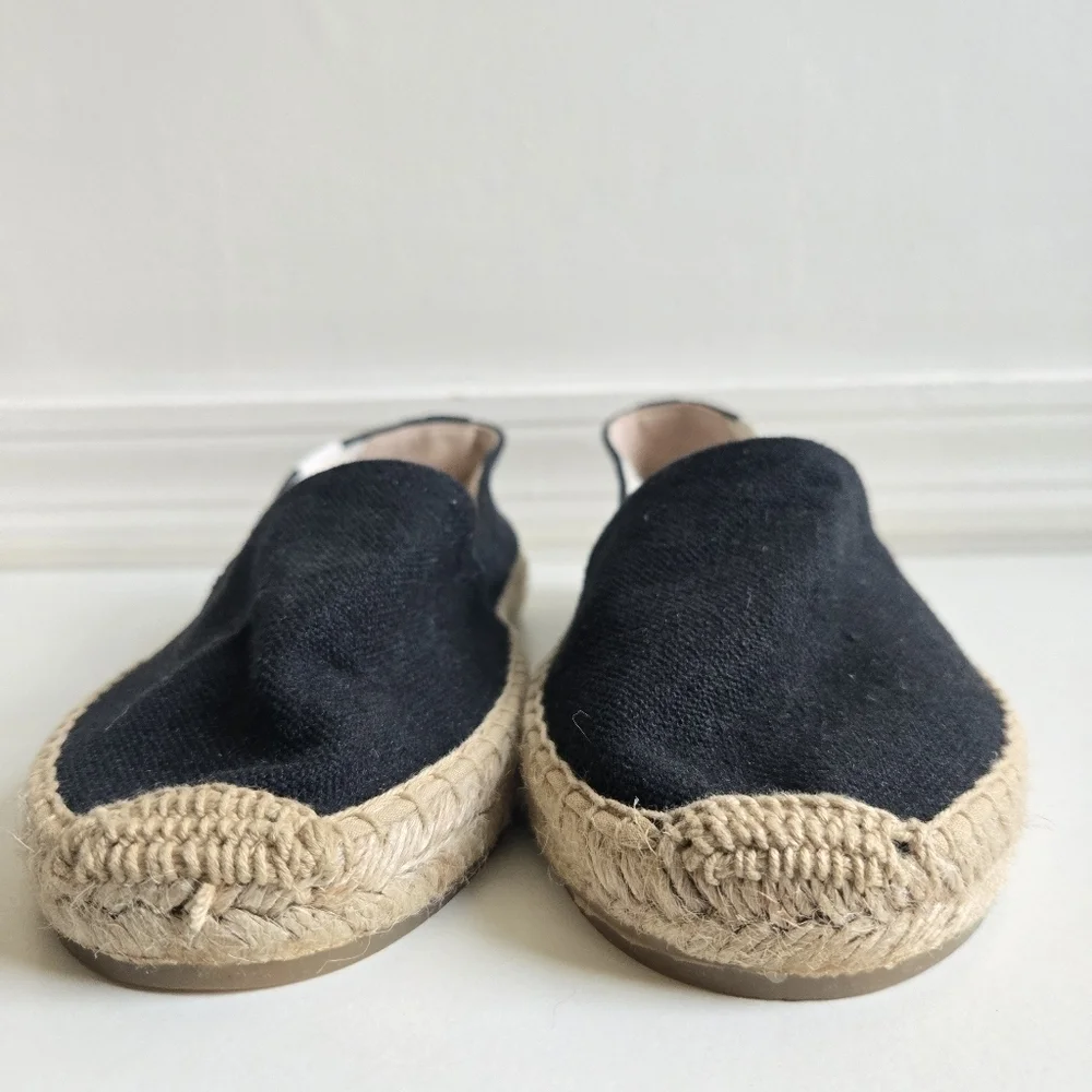 New Soludos Womens Original Dali Noche Black Espadrilles Size 8 US/38.5 EU